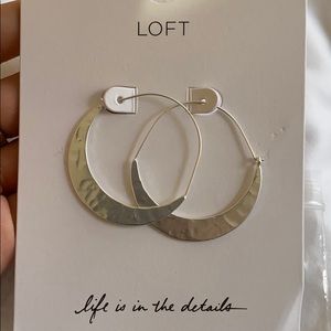 LOFT hoop earrings